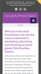 Mobile Screenshot of decalcifypinealgland.com